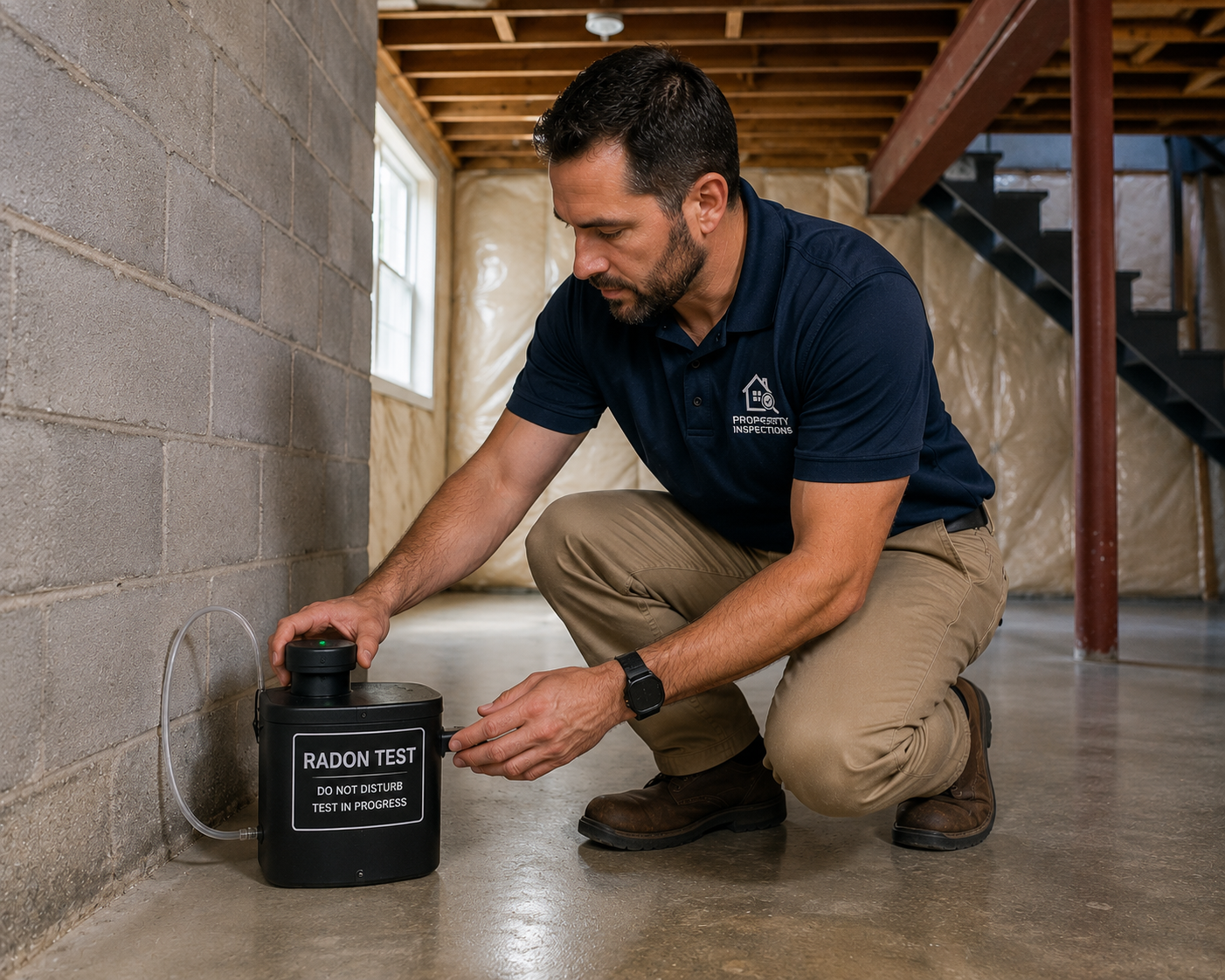 Radon Testing in Detroit Home